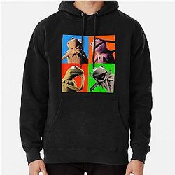 The Muppets Kermit The Frog Pop Art Pullover Hoodie