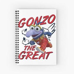 The Muppets Gonzo the Great Spiral Notebook