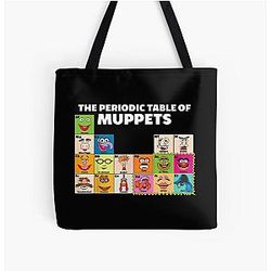 The Muppets Periodic Table Of The Muppets All Over Print Tote Bag