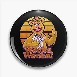 The Muppets Fozzie Bear Wocka Wocka Portrait  Pin