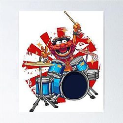 Animal Drummer The Muppets Show  Poster
