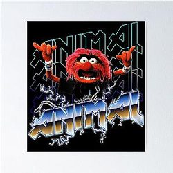 The Muppets Animal Rock The Muppet Show Poster