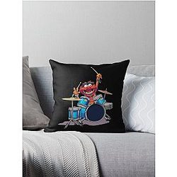 Animal Drummer The Muppets Show Throw Pillow