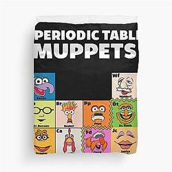 The Muppets Periodic Table Of The Muppets Duvet Cover