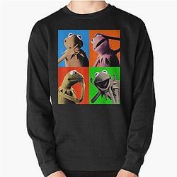 The Muppets Kermit The Frog Pop Art Pullover Sweatshirt