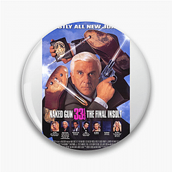 The Naked Gun stars actor Leslie Nielsen The Naked Gun Pins