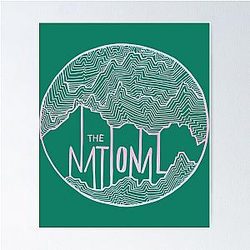 The National line art   Poster