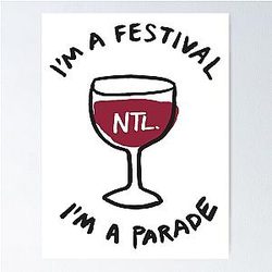 All the Wine - The National Poster