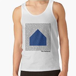 The National (Band) Logo (Sleep Well Beast) and Lyrics (Black) Tank Top