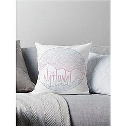 The National line art Throw Pillow