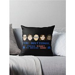 The National (Sleep Well Beast) - Pixels Game Throw Pillow