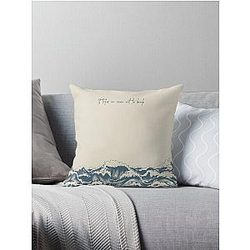 The National wave Throw Pillow