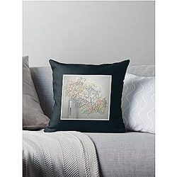 The National high violet Throw Pillow