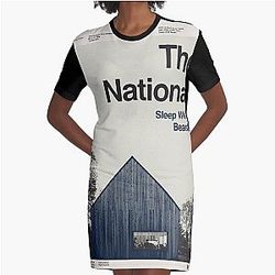 The National - Sleep Well Beast Graphic T-Shirt Dress