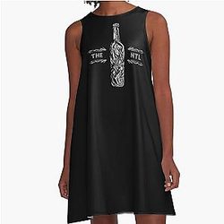 The National Band Logo A-Line Dress