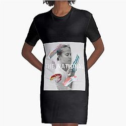 Tour Music The National Band Logo Graphic T-Shirt Dress