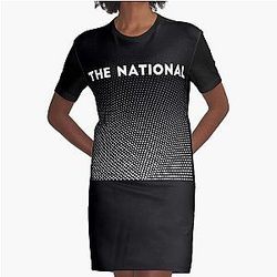 The National Band Logo Classic  Graphic T-Shirt Dress