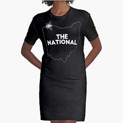 The National Band Bloodbuzz Ohio Graphic T-Shirt Dress