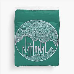 The National line art   Duvet Cover