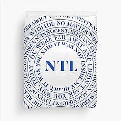 The National lyrics Duvet Cover