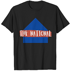 The National Band  Blue Logo T-shirt