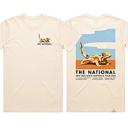 Geometric desert lizard art LA 1106 The National T-Shirts