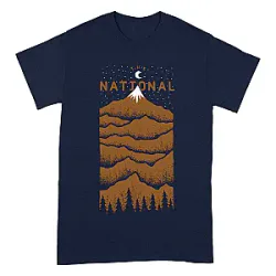 Starry mountain peak landscape LA 1106 The National T-Shirts
