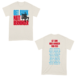 Get Sunk North American Tour 2026 LA2907 The National T-Shirts