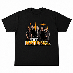 Band Vintage Orange Sparkle LA2907 The National T-Shirts