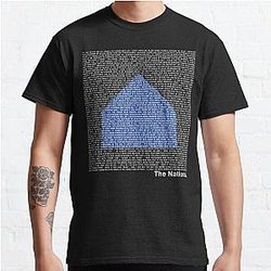 The National (Band) Logo (Sleep Well Beast) and Lyrics (White) Classic T-Shirt