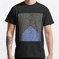 The National (Band) Logo (Sleep Well Beast) and Lyrics Classic T-Shirt
