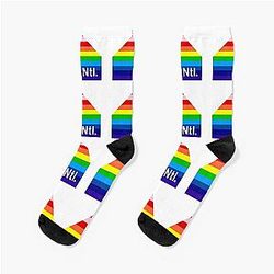 The National (Band) - Rainbow Logo (Sleep Well Beast) Socks
