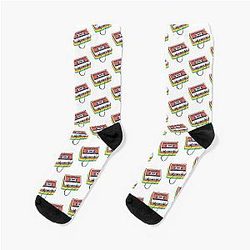 The National Band Logo Cassette Deck   Socks
