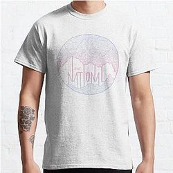 The National line art Classic T-Shirt