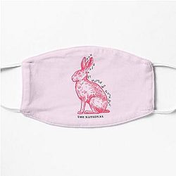 you said it would be painless. - The National, "Pink Rabbits"  Flat Mask