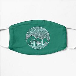 The National line art   Flat Mask