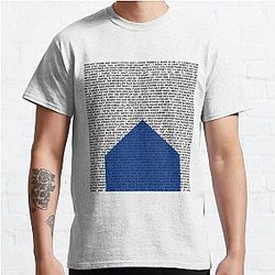 The National (Band) Logo (Sleep Well Beast) and Lyrics Classic T-Shirt