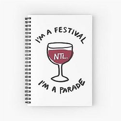 All the Wine - The National Spiral Notebook