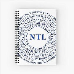 The National lyrics Spiral Notebook