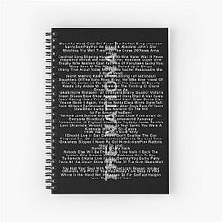 The National - All Songs with IAETF Spiral Notebook