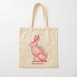you said it would be painless.  The National, -quot-Pink Rabbits-quot-    Cotton Tote Bag