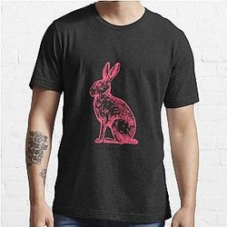 The National quot Pink Rabbits quot Essential T-Shirt