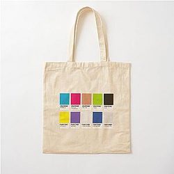 The National (Band) - Pantone Colours Cotton Tote Bag