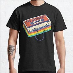 The National Band Logo Cassette Deck   Classic T-Shirt