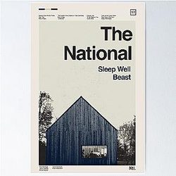 The National - Sleep Well Beast Poster