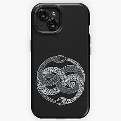 AURYN uroboros. Snake biting it's own tail. Neverending story. iPhone Tough Case