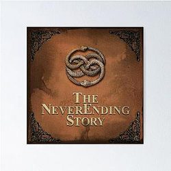 The Neverending Story Book Auryn Cover Poster