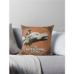 The Neverending Story - Happy Flight  Throw Pillow