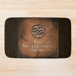 The Neverending Story Book Auryn Cover Bath Mat