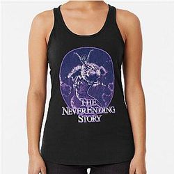 Music Vintage The Neverending Story Gift Music Fans Racerback Tank Top